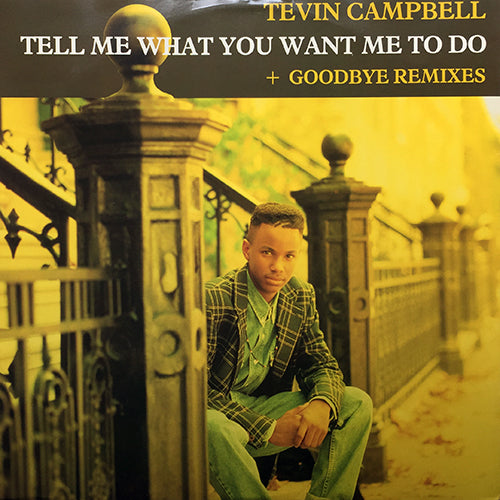 TEVIN CAMPBELL // GOODBYE (UK REMIX & LP VERSION) (3VER) / TELL ME WHAT YOU WANT ME TO DO