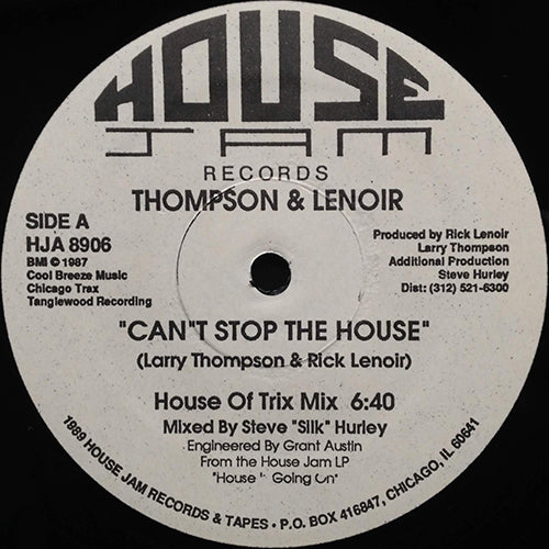 THOMPSON & LENOIR // CAN'T STOP THE HOUSE (3VER)
