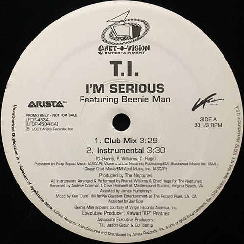 T.I. feat. BEENIE MAN // I'M SERIOUS (4VER)