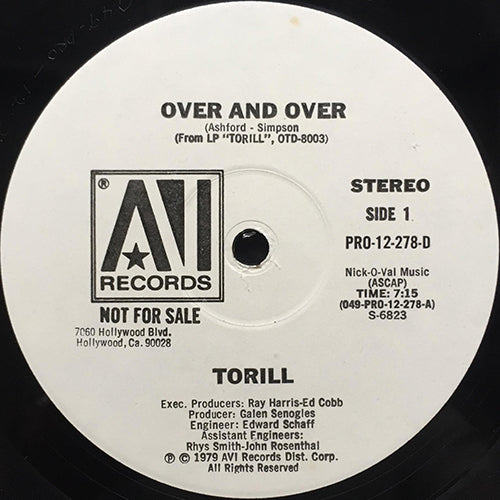 TORILL // OVER AND OVER (7:15) / PARTY MUSIC (3:30)