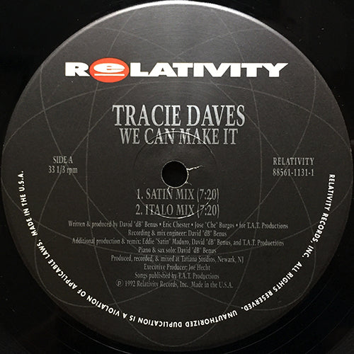 TRACIE DAVES // WE CAN MAKE IT (4VER)