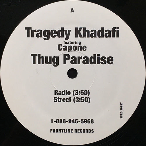 TRAGEDY KHADAFI feat. CAPONE // THUG PARADISE (2VER) / TRUE CONFESSIONS (3VER)