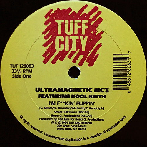 ULTRAMAGNETIC MC'S feat. KOOL KEITH // I'M F**KIN' FLIPPIN' / NEW YORK WHAT IS FUNKY / YA NOT THAT LARGE