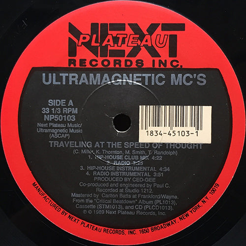 ULTRAMAGNETIC MC'S // TRAVELING AT THE SPEED OF THOUGHT (5VER) / A CHORUS LINE (2VER)
