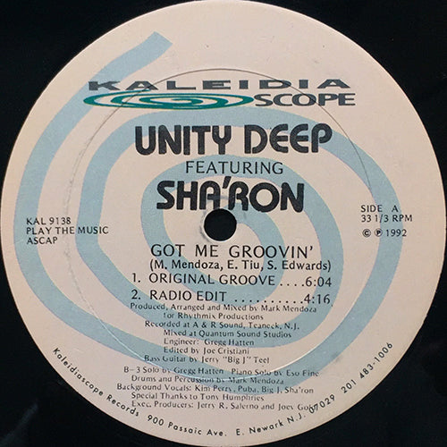 UNITY DEEP feat. SHA'RON // GOT ME GROOVIN' (4VER)