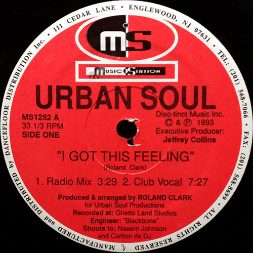 URBAN SOUL // I GOT THIS FEELING (4VER)