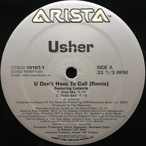 USHER feat. LUDACRIS // U DON'T HAVE TO CALL (REMIX) (5VER)
