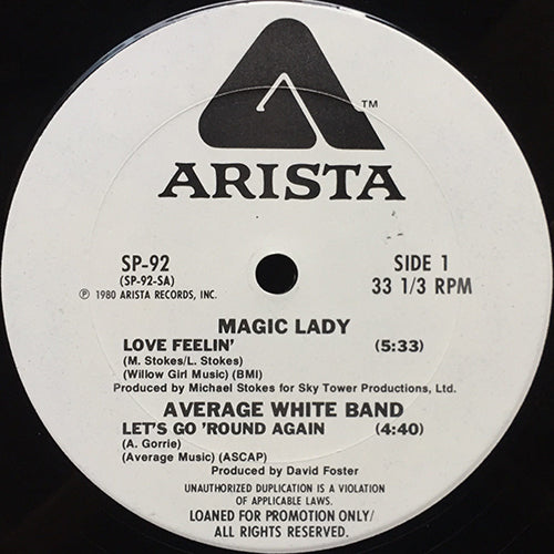 V.A. (MAGIC LADY / AVERAGE WHITE BAND / TOM BROWNE / BRECKERS BROTHERS) // LOVE FEELIN' (5:33) / LET'S GO ROUND AGAIN (4:40) / FUNKIN' FOR JAMAICA (4:40) / YOU GA (TA GIVE IT) (4:30)