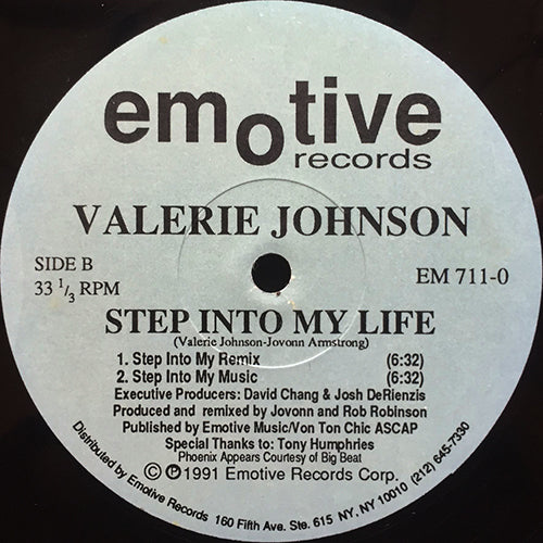 VALERIE JOHNSON // STEP INTO MY LIFE (4VER)