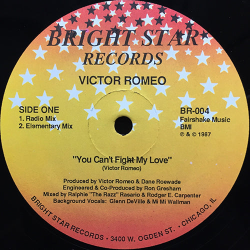 VICTOR ROMEO // YOU CAN'T FIGHT MY LOVE (4VER)