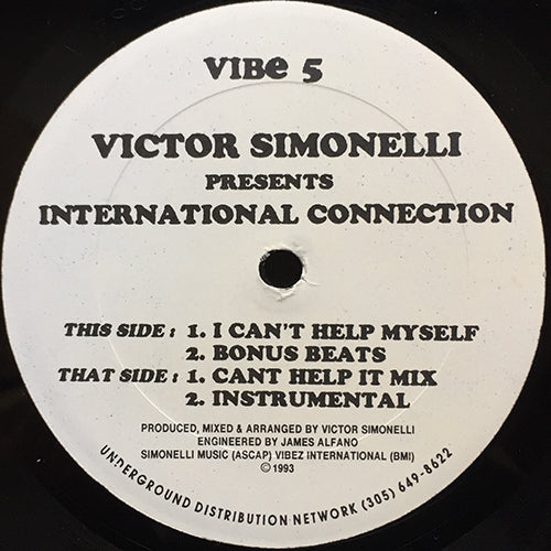 VICTOR SIMONELLI presents INTERNATIONAL CONNECTION // I CAN'T HELP MYSELF (4VER)
