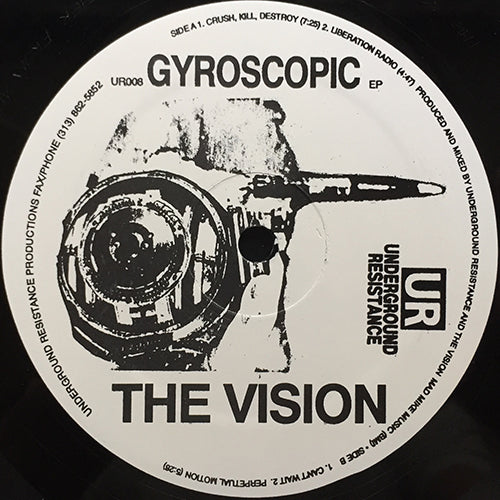 VISION // GYROSCOPIC (EP) inc. CRUSH, KILL, DESTROY / LIBERATION RADIO / CAN'T WAIT / PERPETUAL MOTION
