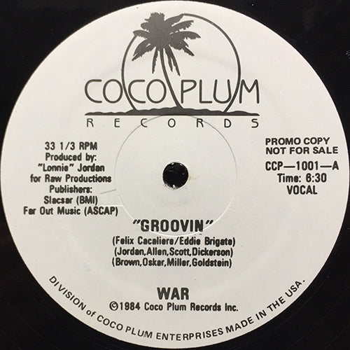 WAR // GROOVIN' (6:30) / INST (5:40)