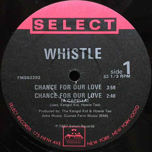WHISTLE // CHANCE FOR OUR LOVE (2VER) / PLEASE LOVE ME