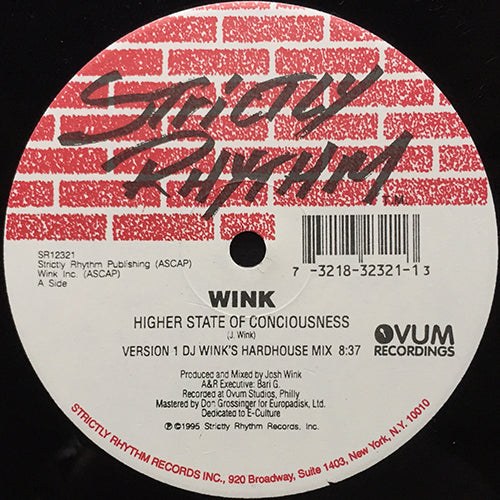 WINK // HIGHER STATE OF CONSCIOUSNESS (3VER)