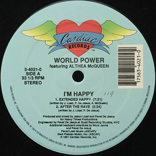 WORLD POWER feat. ALTHEA MCQUEEN // I'M HAPPY (4VER)