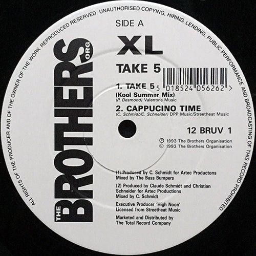 XL // TAKE 5 (3VER) / CAPPUCINO TIME