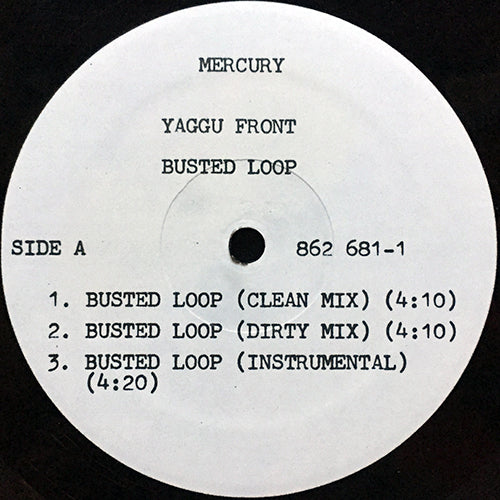 YAGGFU FRONT // BUSTED LOOP (3VER) / SLAPPIN' SUCKAS SILLY (3VER)