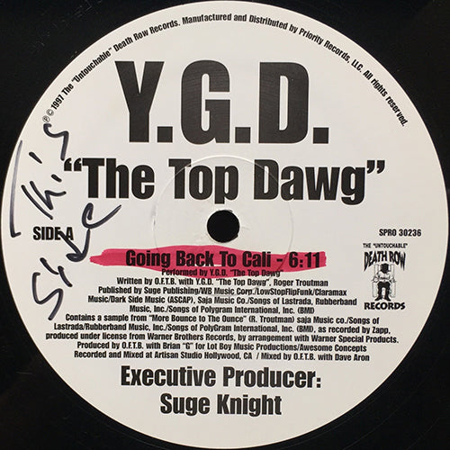 Y.G.D. THE TOP DAWG // GOING BACK TO CALI / ME AND MY BOYS
