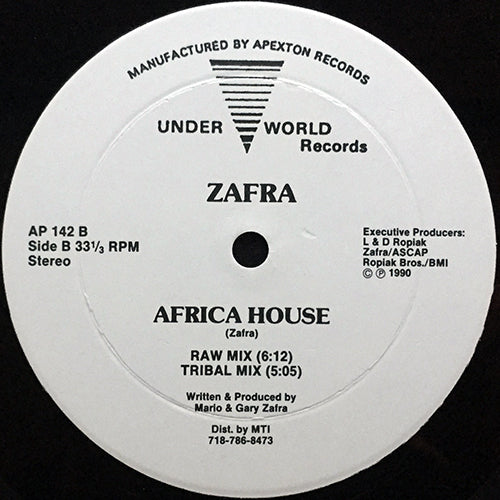 ZAFRA // AFRICA HOUSE (4VER)