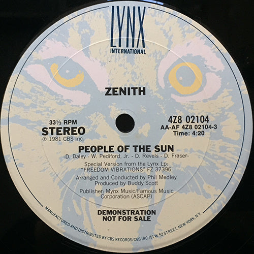 ZENITH // PEOPLE OF THE SUN (4:20)