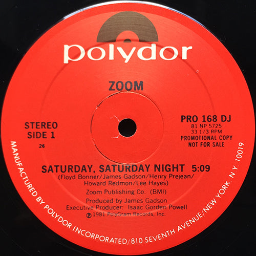 ZOOM // SATURDAY SATURDAY NIGHT (5:09)